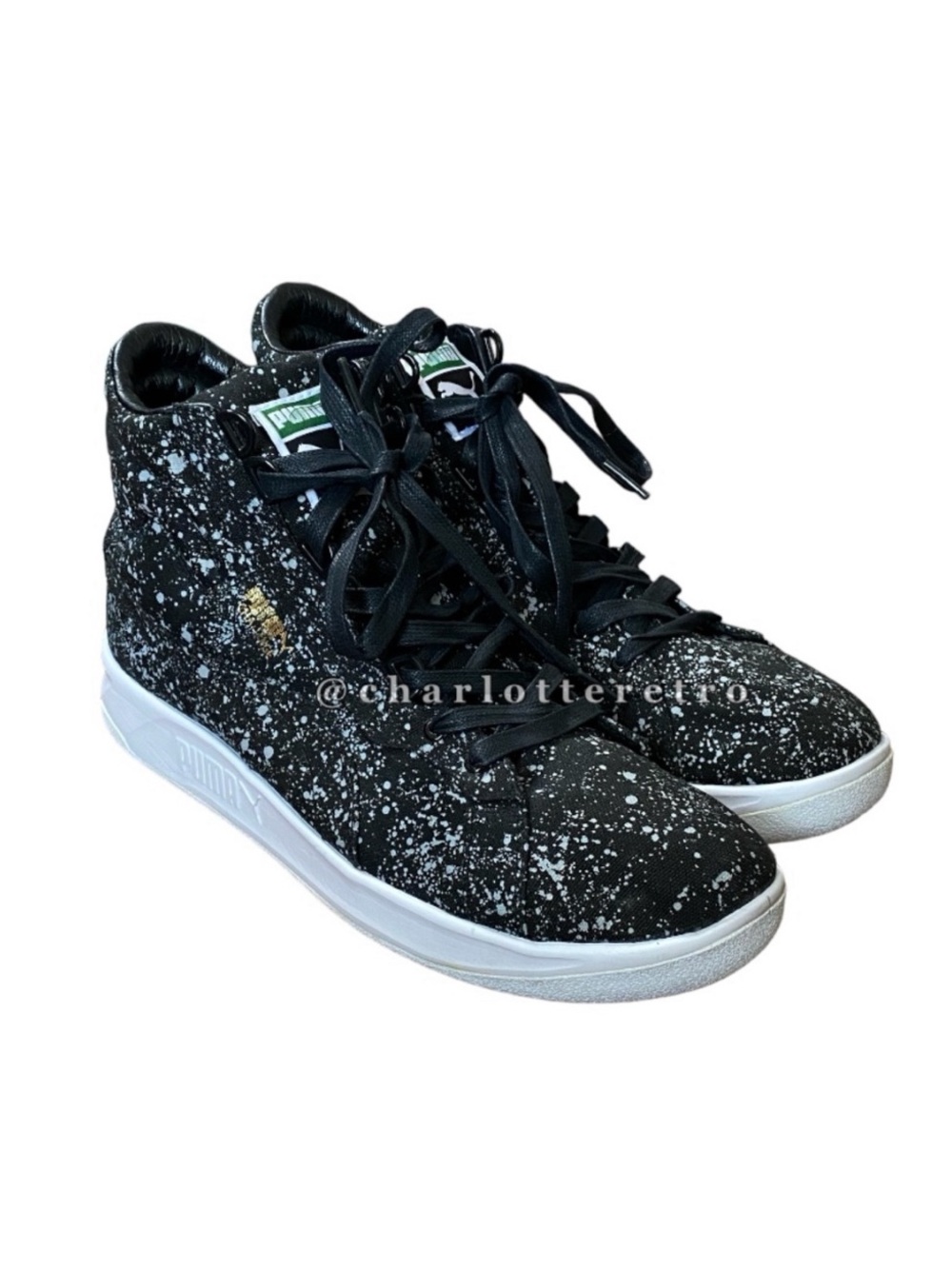 Puma Challenge Black / Gold Splatter